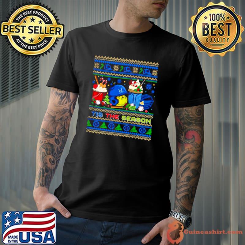 The Grinch Kansas Jayhawks Tis The Damn Season Ugly Christmas shirt