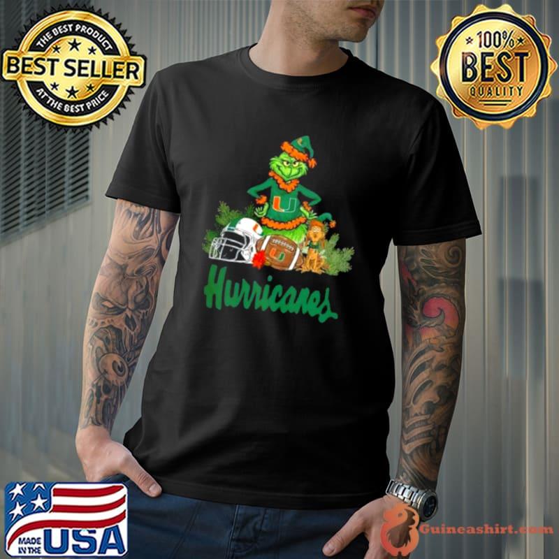 The Grinch Miami Hurricanes Football Christmas 2023 shirt