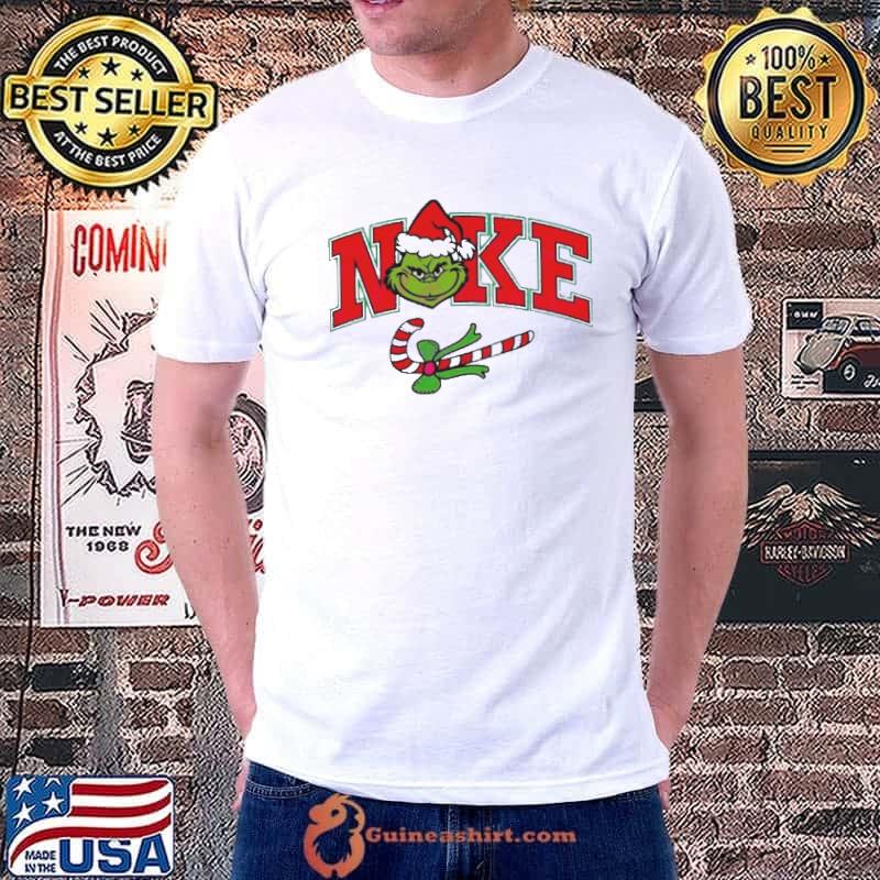 The Grinch nike Christmas shirt