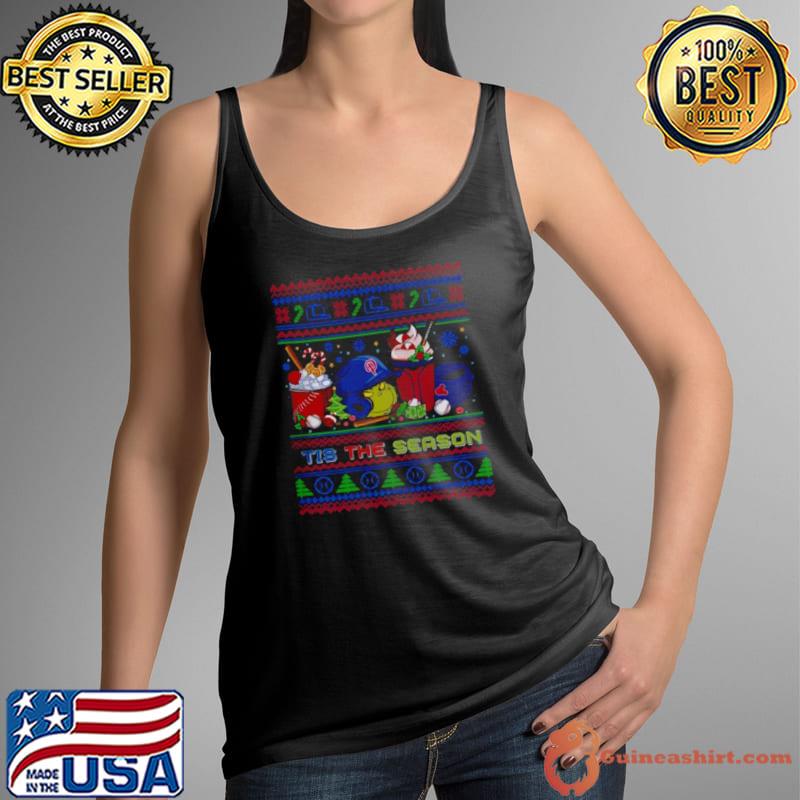 The Grinch Philadelphia Phillies Tis The Damn Season Ugly Christmas Shirt Tank Top
