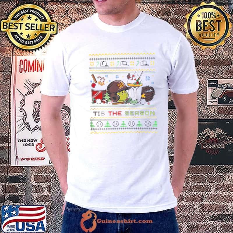 The Grinch San Diego Padres Tis The Damn Season Ugly Christmas shirt