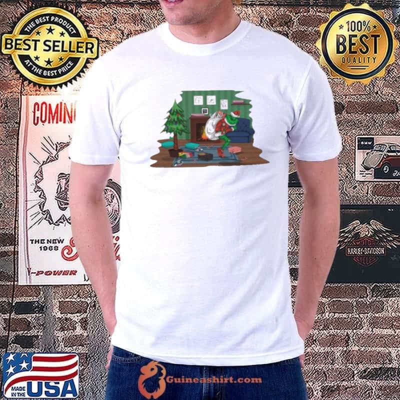 The Grinch Santa stole shirt