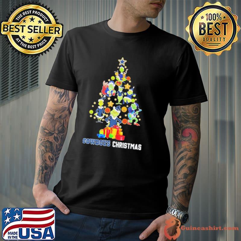 The Grinch Xmas Tree Dallas Cowboys Christmas Shirt