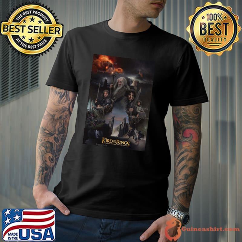 The Lord Of The Rings The Fellowship Of The Ring Vintage Home Decor Poster Shirt