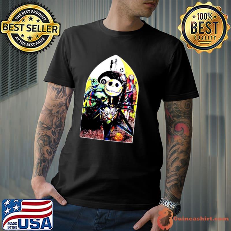 The Nightmare Before Christmas Group Window shirt