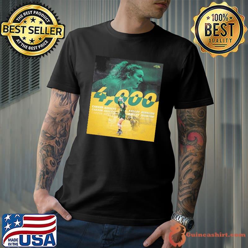 The North Dakota State University Volleyball Kelley Johnson Has Now Surpassed 4000 Career Assists Shirt
