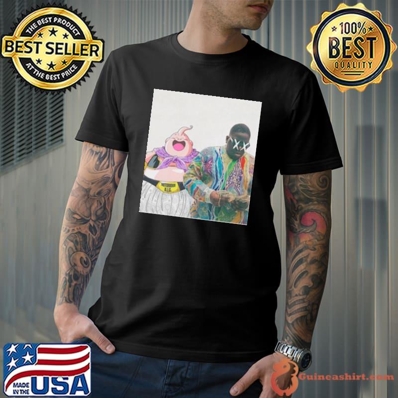 The Notorious BIG x Majin Buu Dragon Ball shirt