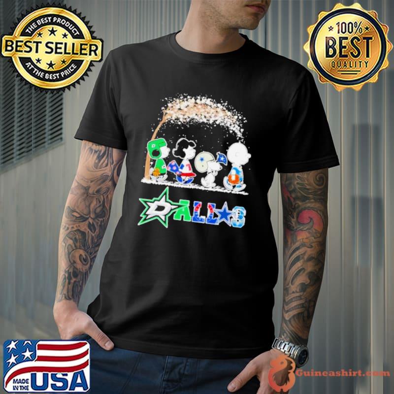 The Peanuts Dallas Sport Teams Fall Tree Shirt