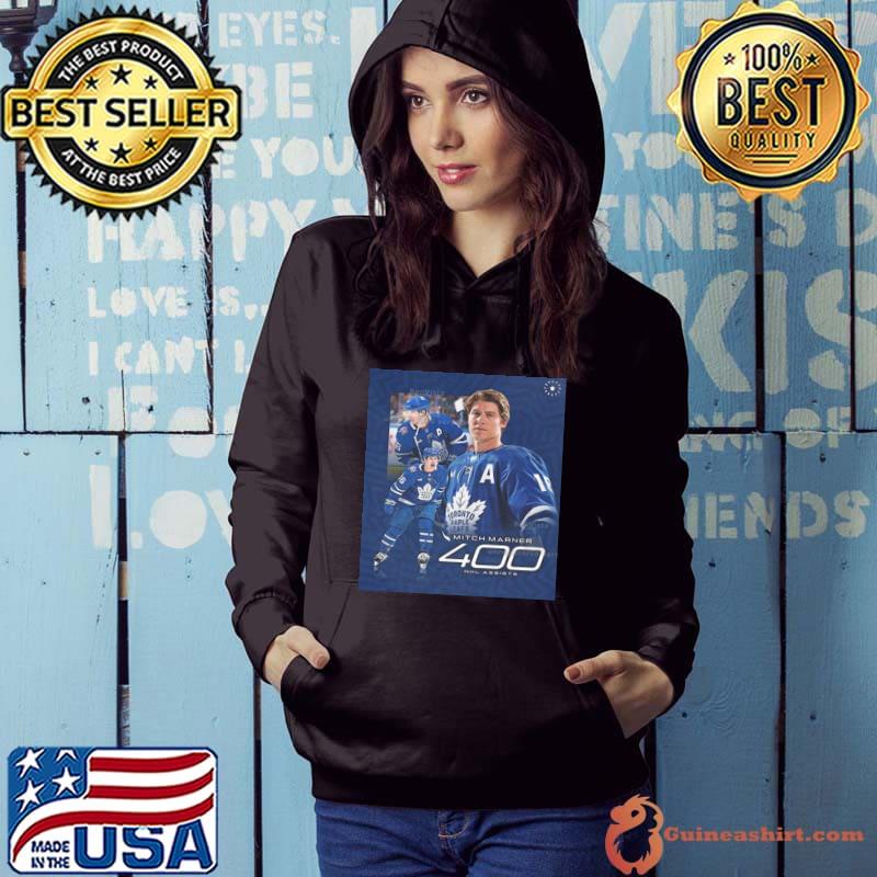 The Toronto Maple Leafs Mitch Marner 400 NHL Assists In NHL Shirt Hoodie