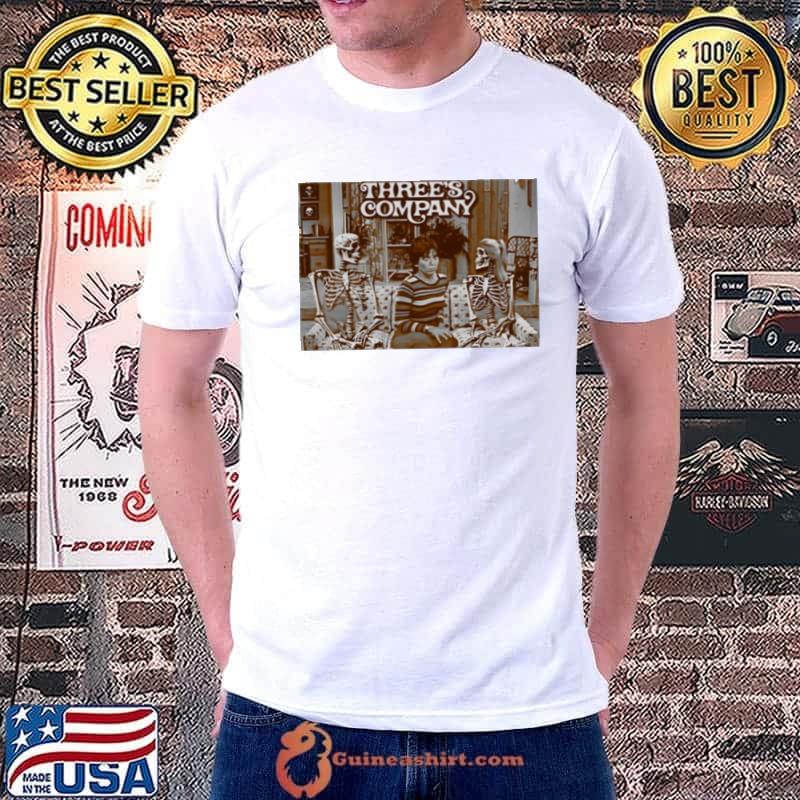 Three’s Company Black And White Christmas shirt