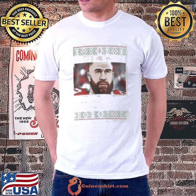 Travis Kelce Shirt Merry Swiftmas Kelce Swift 2024 Shirt