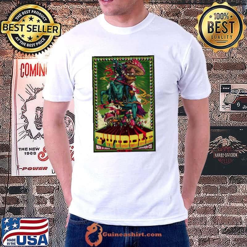 Twiddle Show Mission Ballroom in Denver, CO Nov 2023 poster shirt