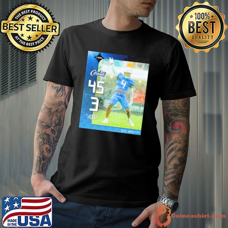 UCF Knights Wins 45 3 Oklahoma State Cowboys Football 2023 Final Score Shirt