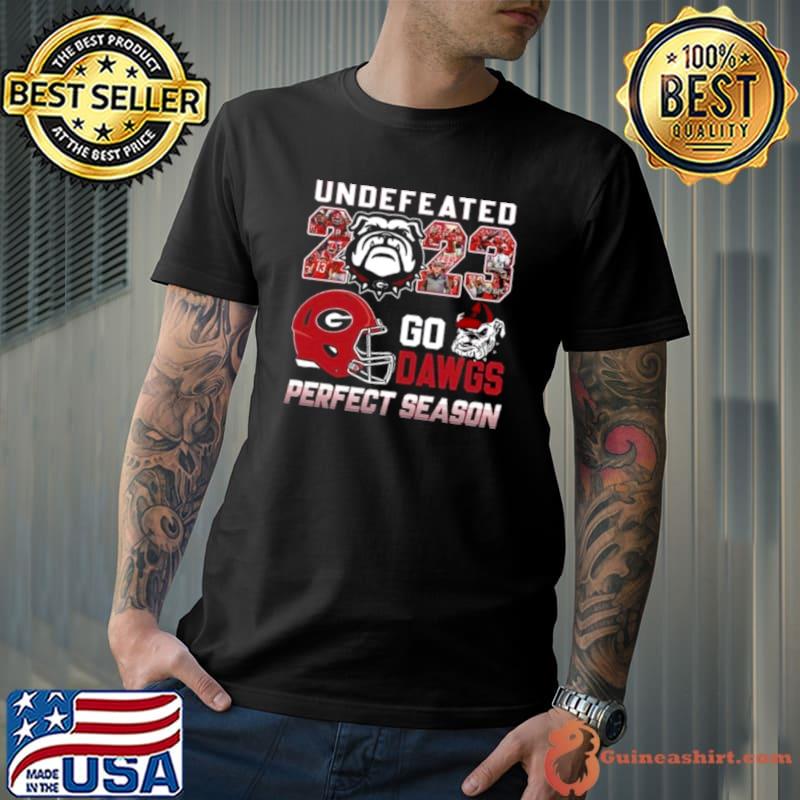 Undefeated 2023 Georgia Bulldogs Go Dawgs Perfect Season shirt