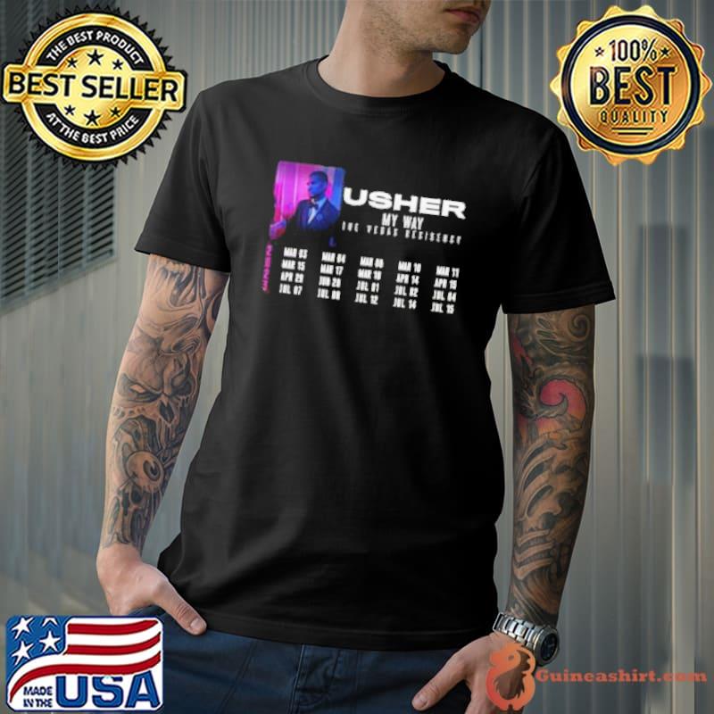 Usher My Way The Vegas Residency Tour 2023 Shirt