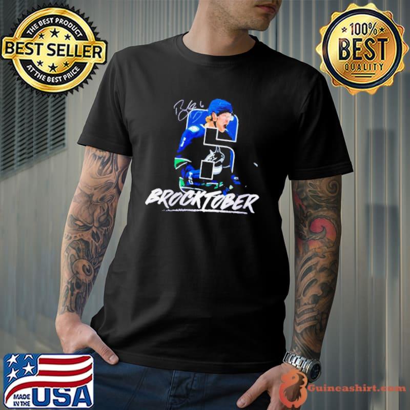 Vancouver Canucks Brocktober Signature shirt