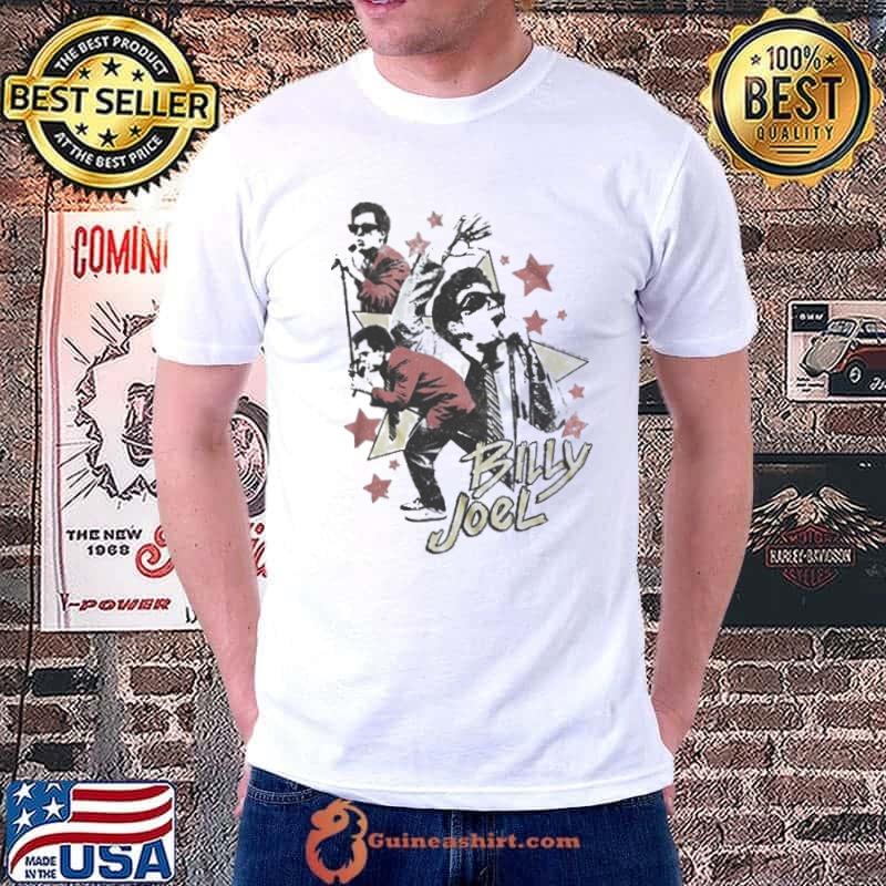 Vintage 80s Piano Man Glass Houses Billy Joel Shirt