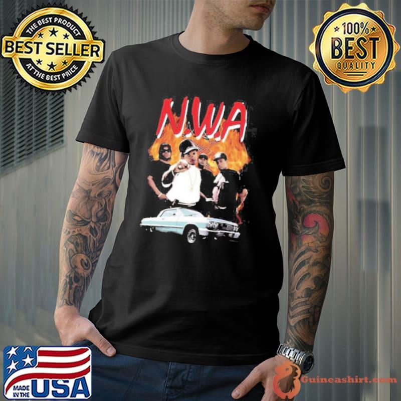 Vintage 90s Style N W A Rap Shirt