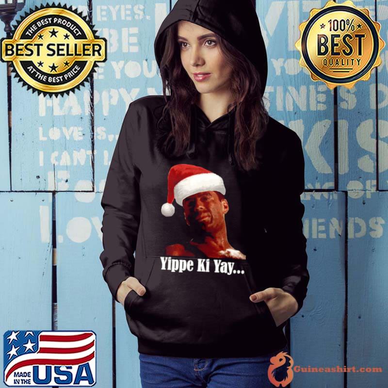 Vintage Christmas Action Movie Die Hard s Hoodie