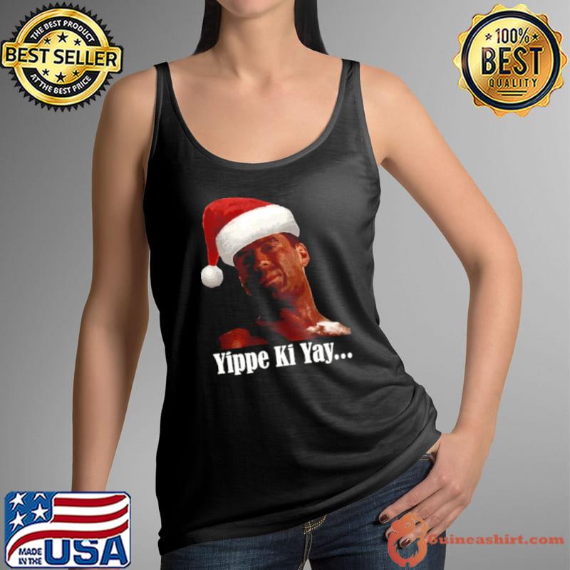 Vintage Christmas Action Movie Die Hard s Tank Top