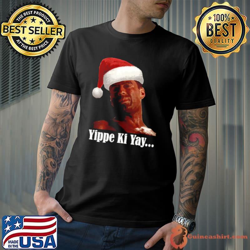 Vintage Christmas Action Movie Die Hard shirt