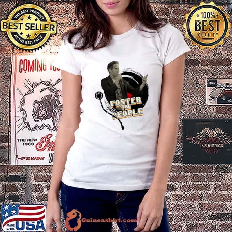 Vinyl Style Mark Foster American singer Songwriter and musician T-Shirt Ladiestee
