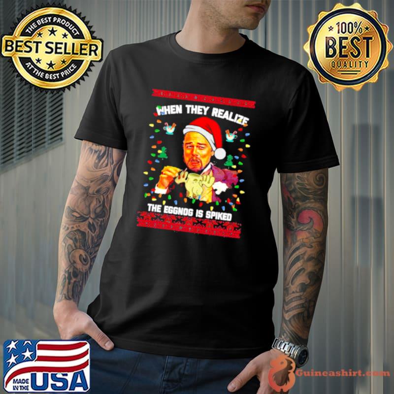 When They Realize The Eggong Is Spiked Leo Laughing Dank Meme Ugly Merry Christmas Sweater