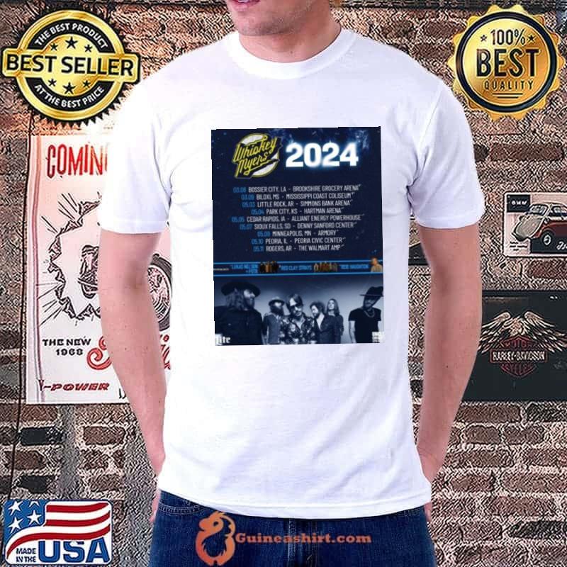 Whiskey Myers Announce 2024 Tour Shirt