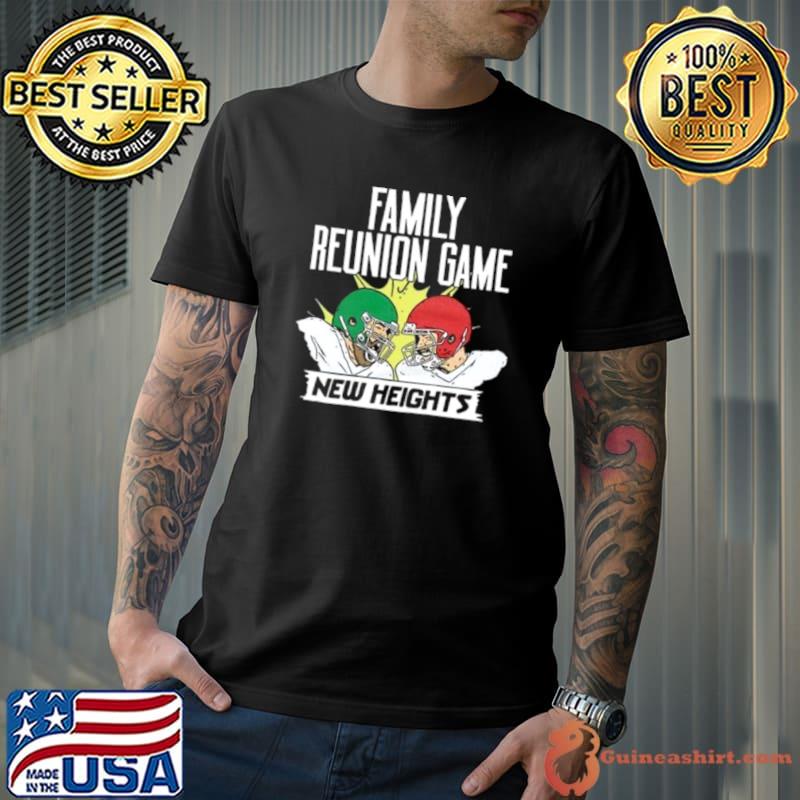 With Jason Vs Travis Kelce Family Reunion Game New Heights Shirt