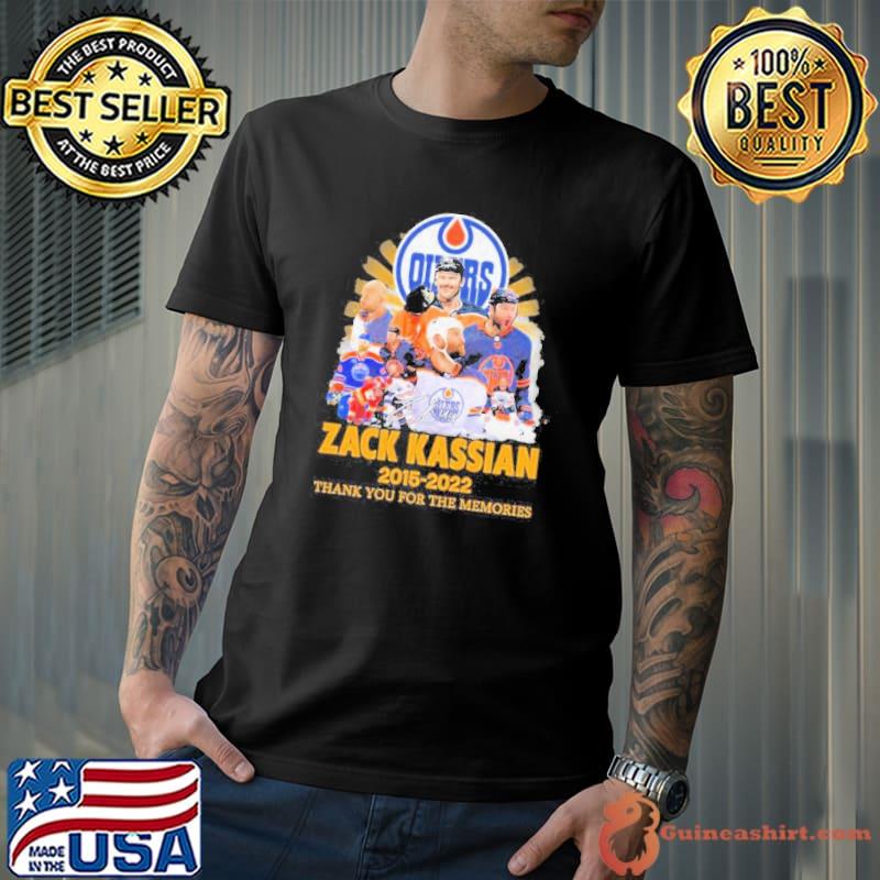 Zack Kassian 2015-2022 thank you for the memories signature shirt