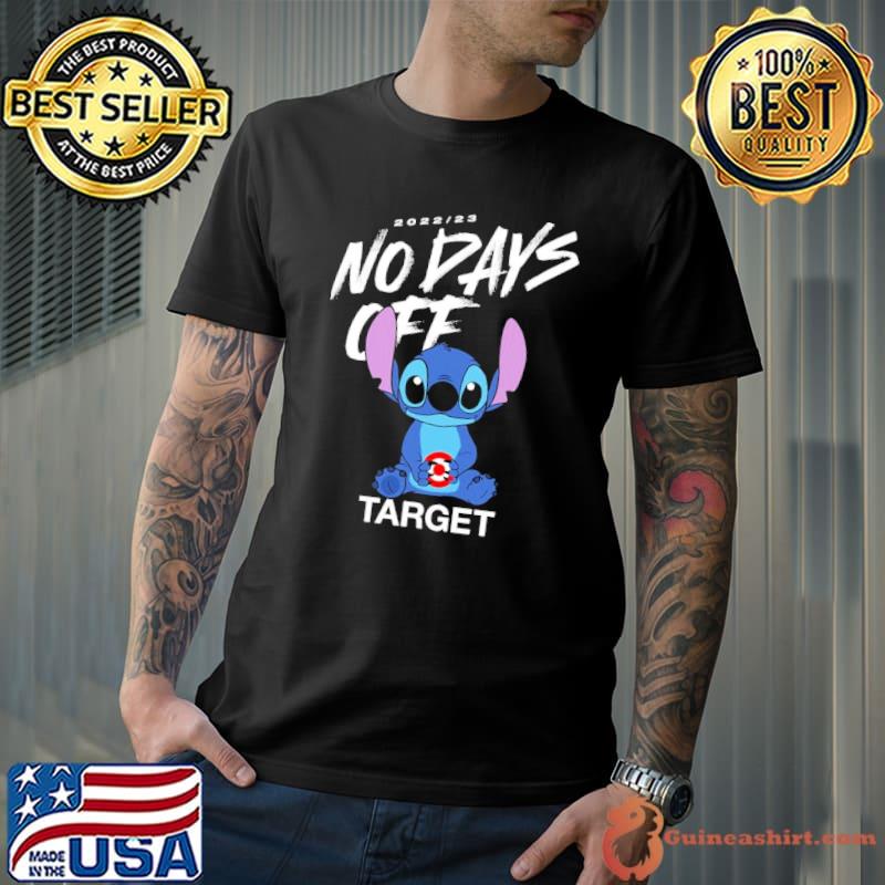 2022 2023 No days off target symbol baby stitch shirt