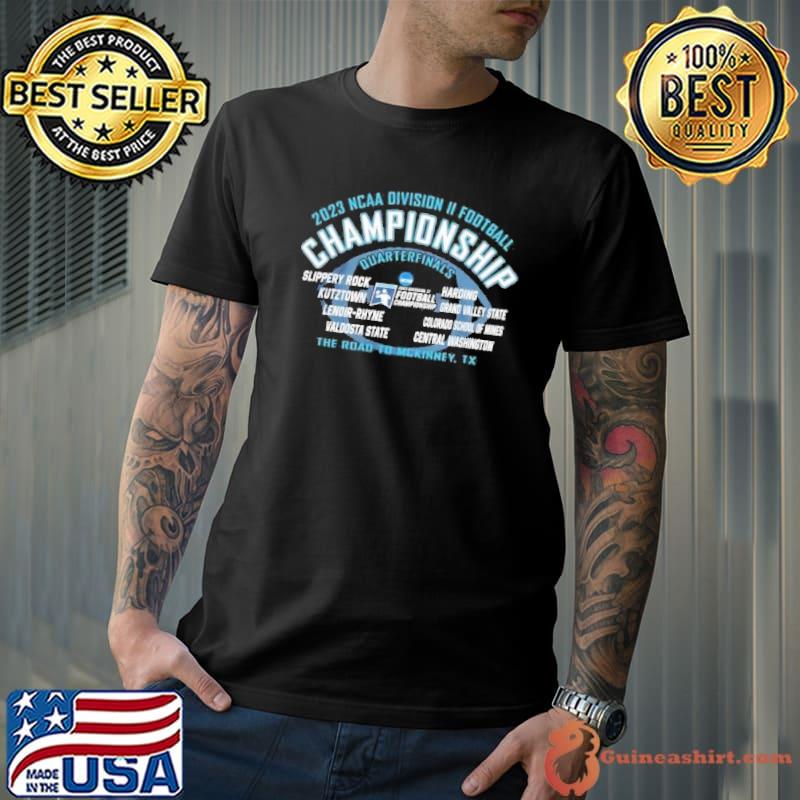 2023 NCAA Division II Football Championship Quarterfinals 8 Teams Shirt