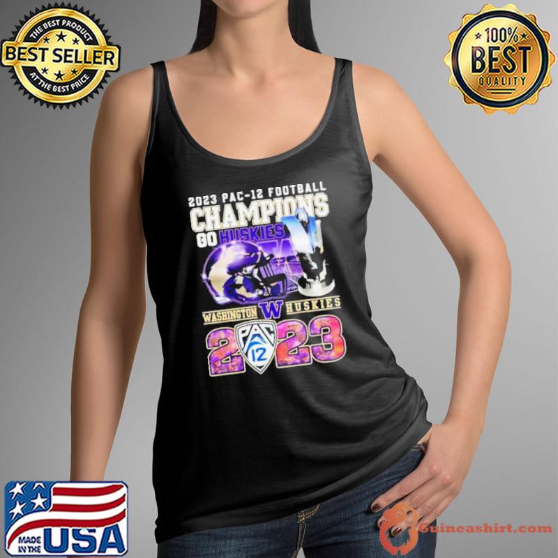 2023 PAC-12 Football Champions Go Huskies Washington Huskies Shirt Tank Top