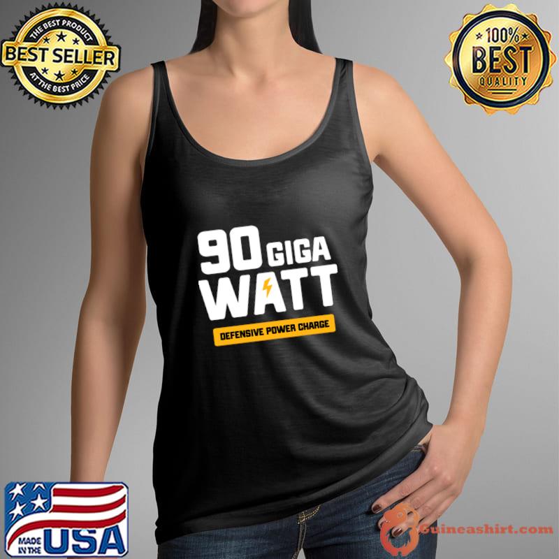 90 Giga WATT Power Defensive Power Charge Pittsburgh Steelers T-Shirt Tank Top