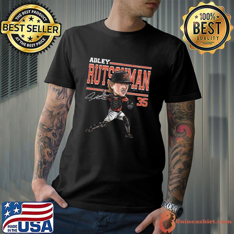 Adley Rutschman Signature American professional baseball catche Baltimore Cartoon T-Shirt Unisex