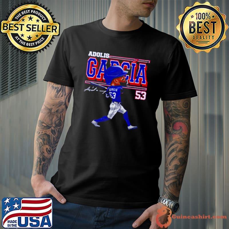 Adolis Garcia Texas cartoon signature s Unisex