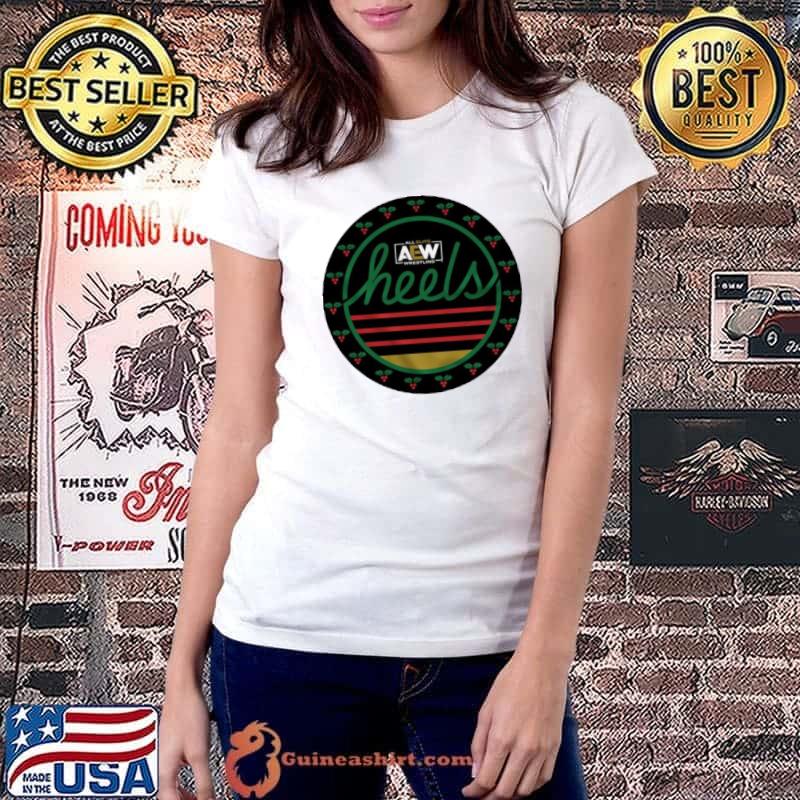 AEW Heels Holiday Logo 2022 Shirt Ladiestee