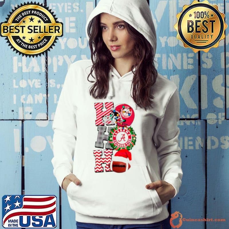Alabama Crimson Tide football Christmas ho ho ho s Hoodie