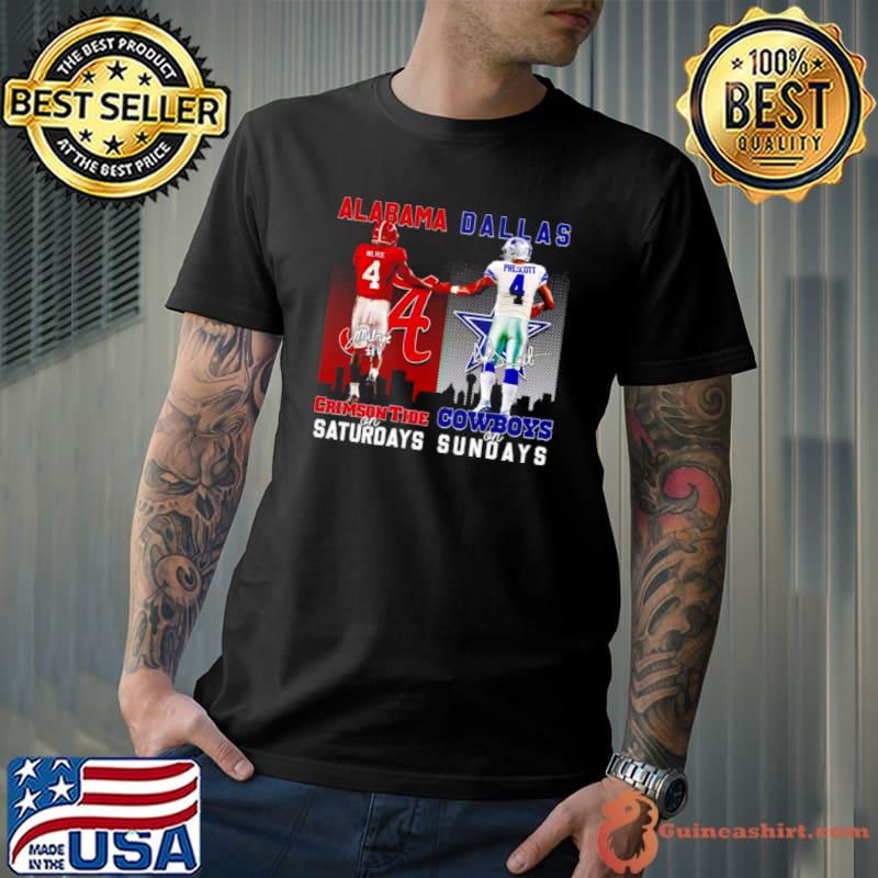 Alabama Crimson Tide Milroe on Saturday Dallas Cowboys on Sunday s Unisex