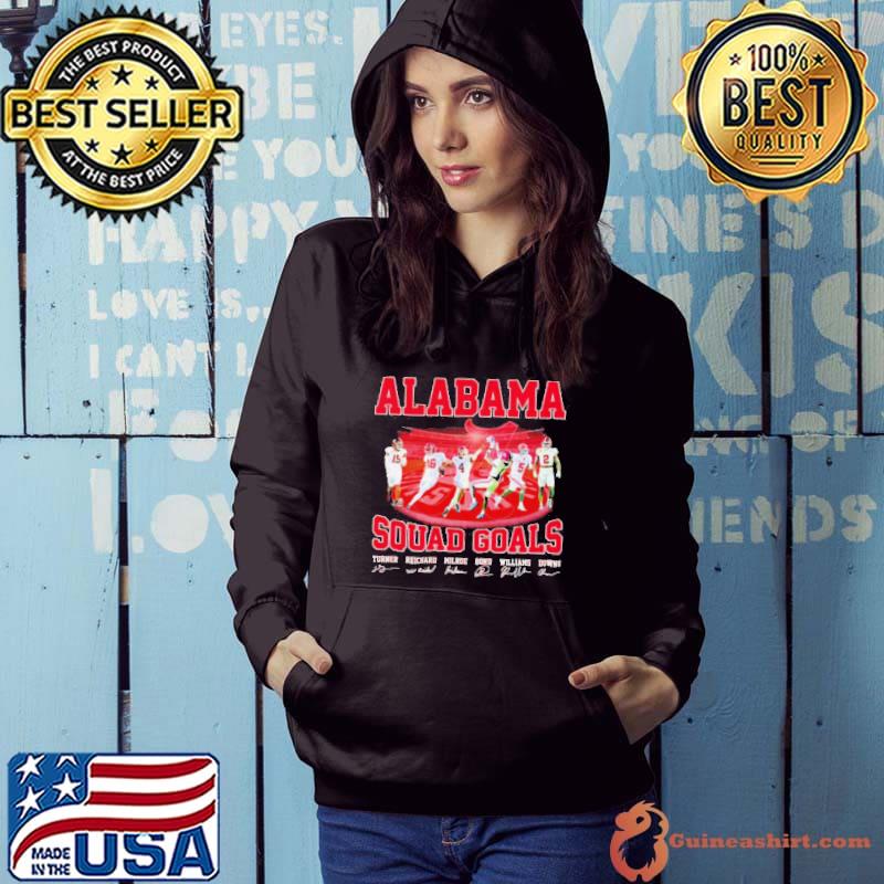 Alabama Crimson Tide squad goals signatures shirt