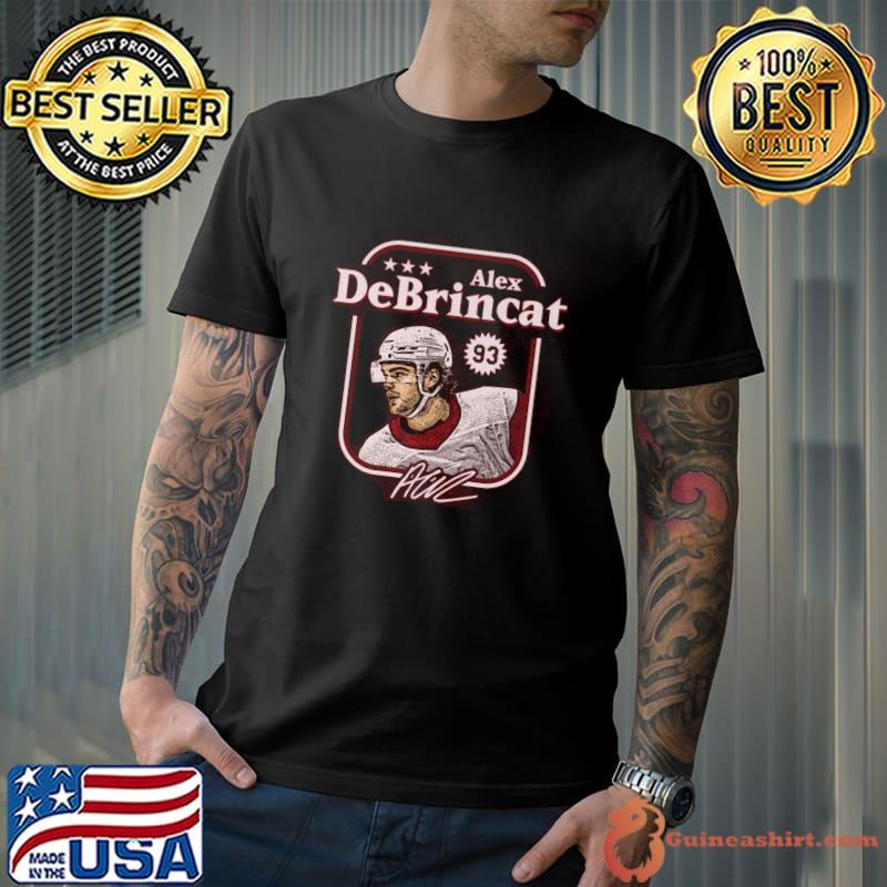 Alex DeBrincat Signature American professional ice hockey right winger for the Detroit Red Wings Cover T-Shirt Unisex