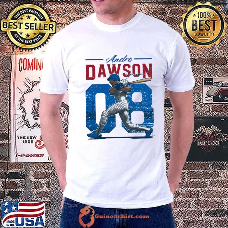 Andre Dawson Chicago C Signature American former professional baseball player T-Shirt