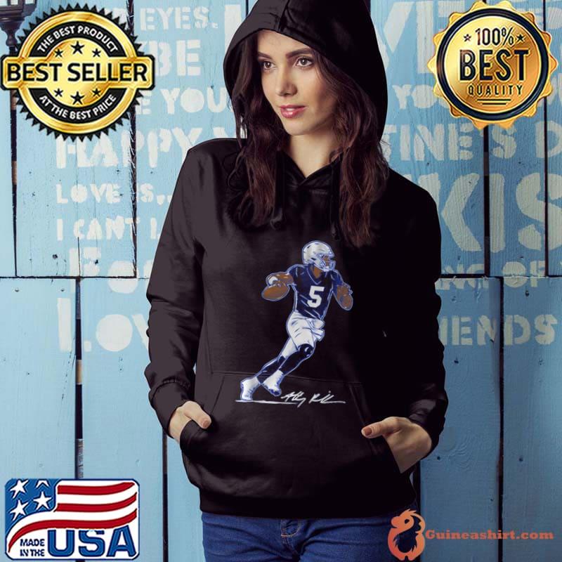 Anthony Richardson Signature American football quarterback for the Indianapolis Colts Superstar Pose T-Shirt Hoodie