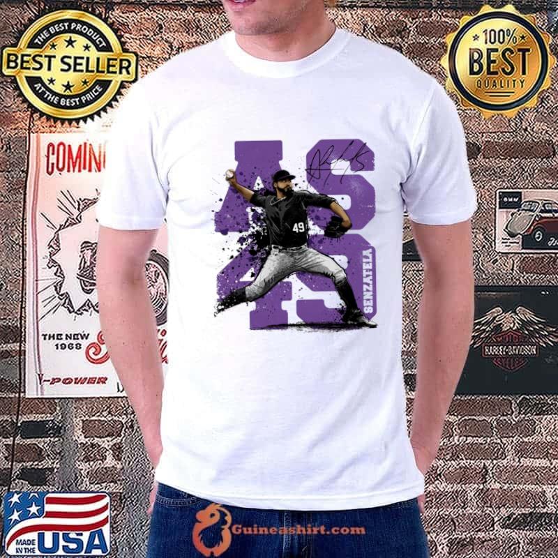 Antonio Senzatela Venezuelan professional baseball pitcher Colorado Rockies AS49 Signature T-Shirt