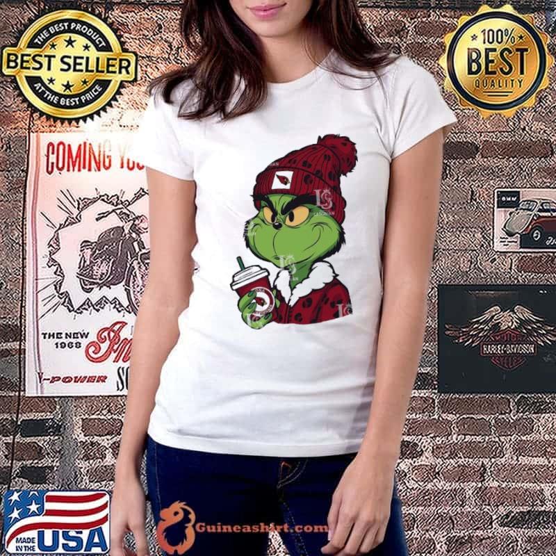 Arizona Cardinals the Grinch drink coffee shirt