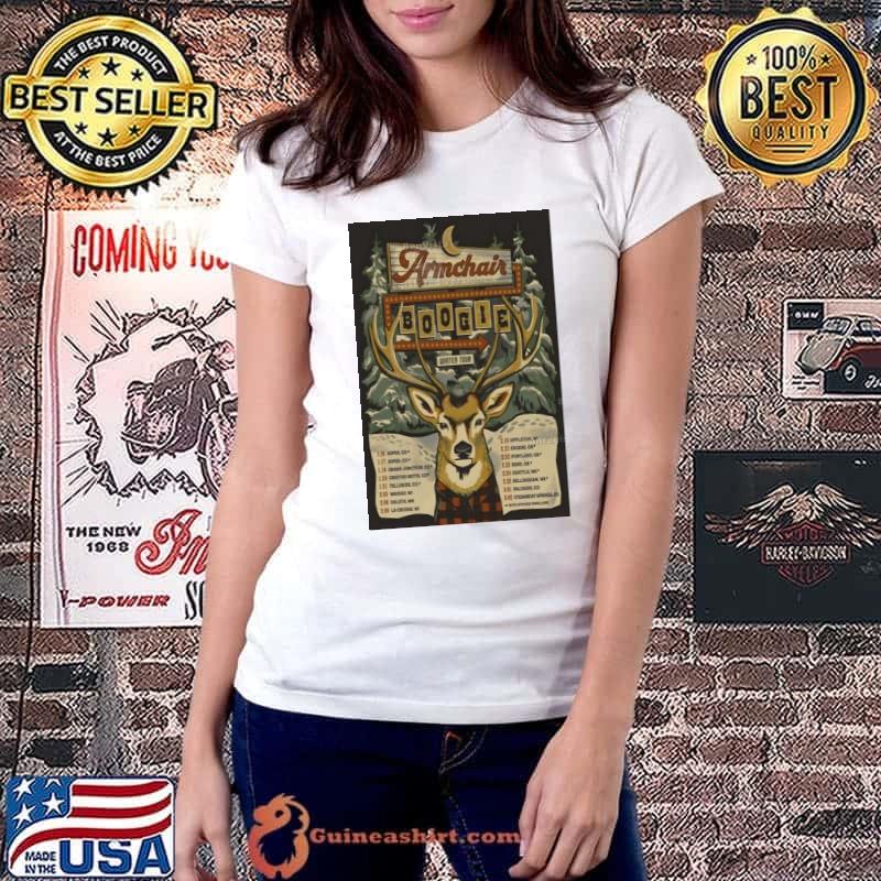 Armchair Boogie Winter Tour 2024 poster shirt