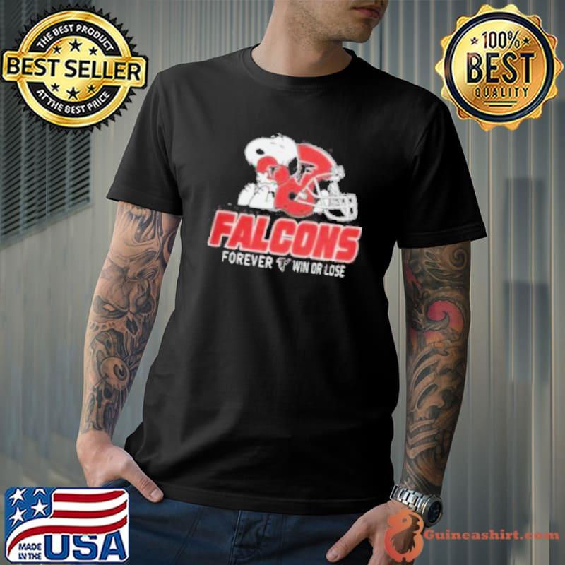 Atlanta Falcons Snoopy Forever Win Or Lose Shirt