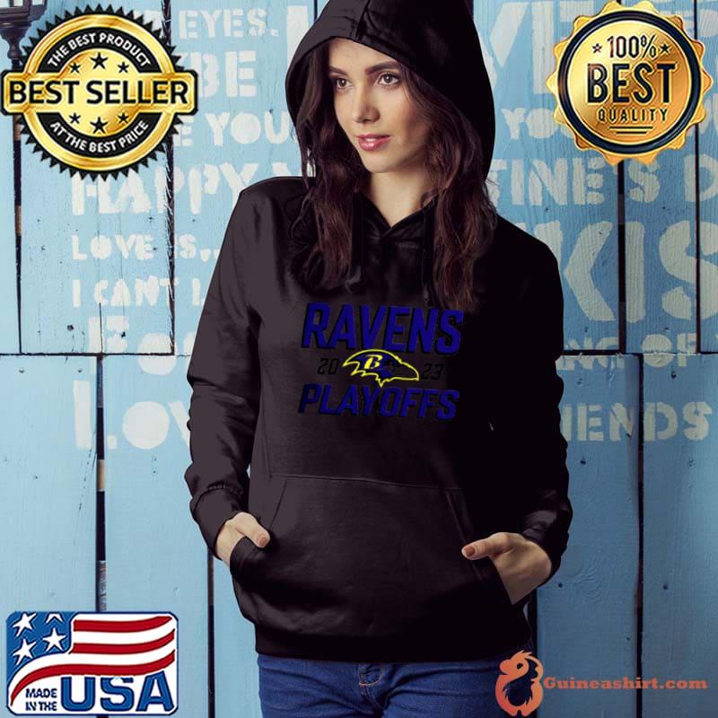 Baltimore Ravens 2023 NFL playoffs logo shirt