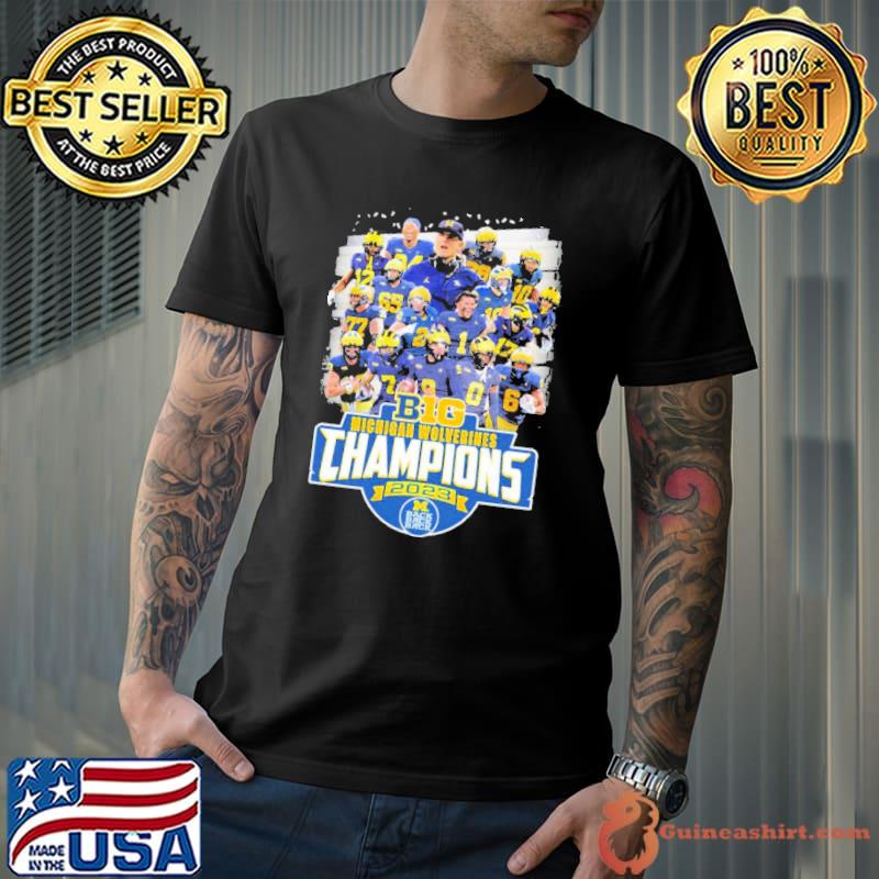 Big 10 Michigan Wolverines Team Champions 2023 Shirt