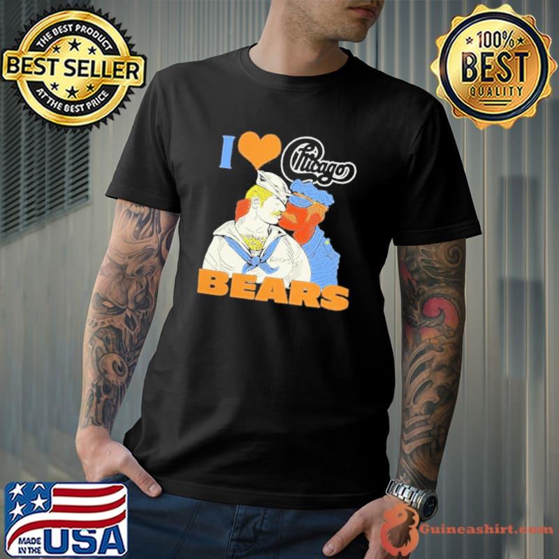 Boss Dog I Love Chicago Bears Shirt